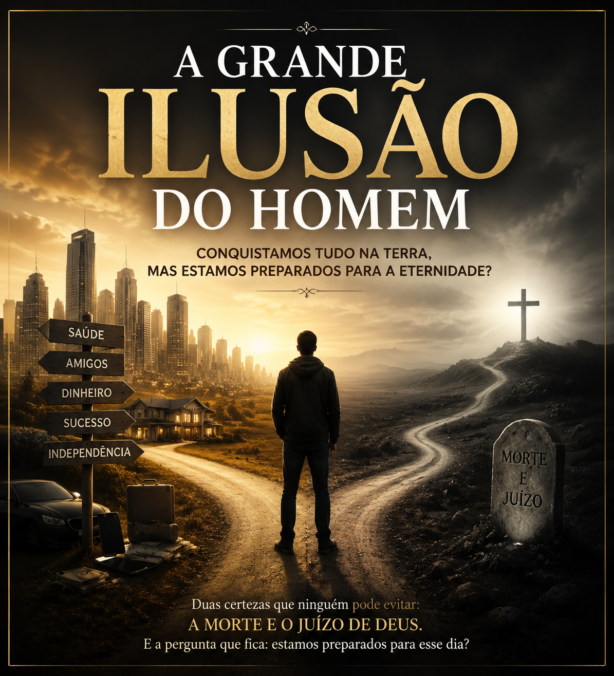 A Grande Ilusão do Homem: Conquistamos Tudo na Terra, Mas Estamos Preparados Para a Eternidade?