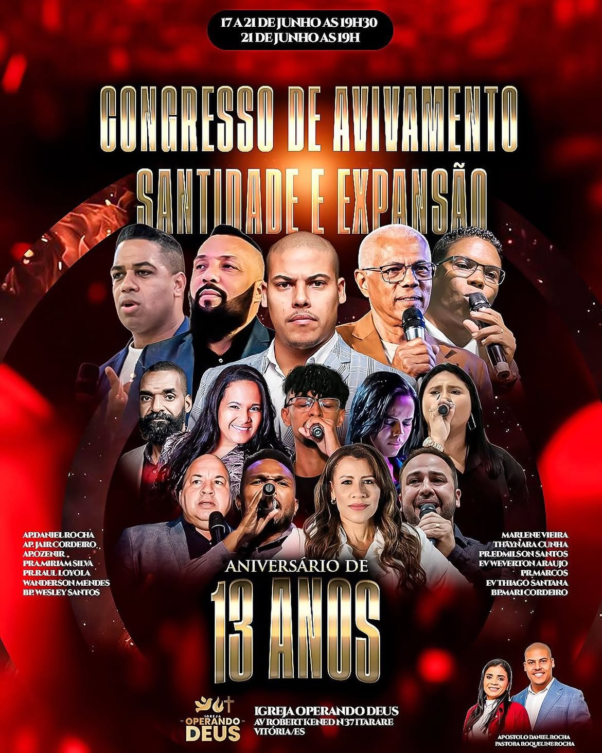 O QUE VIVEMOS: O Avivamento que marcou os 13 anos da Igreja Operando Deus