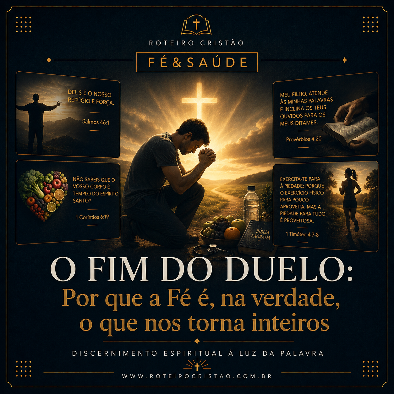 O FIM DO DUELO: Por que a Fé é, na verdade, o que nos torna inteiros