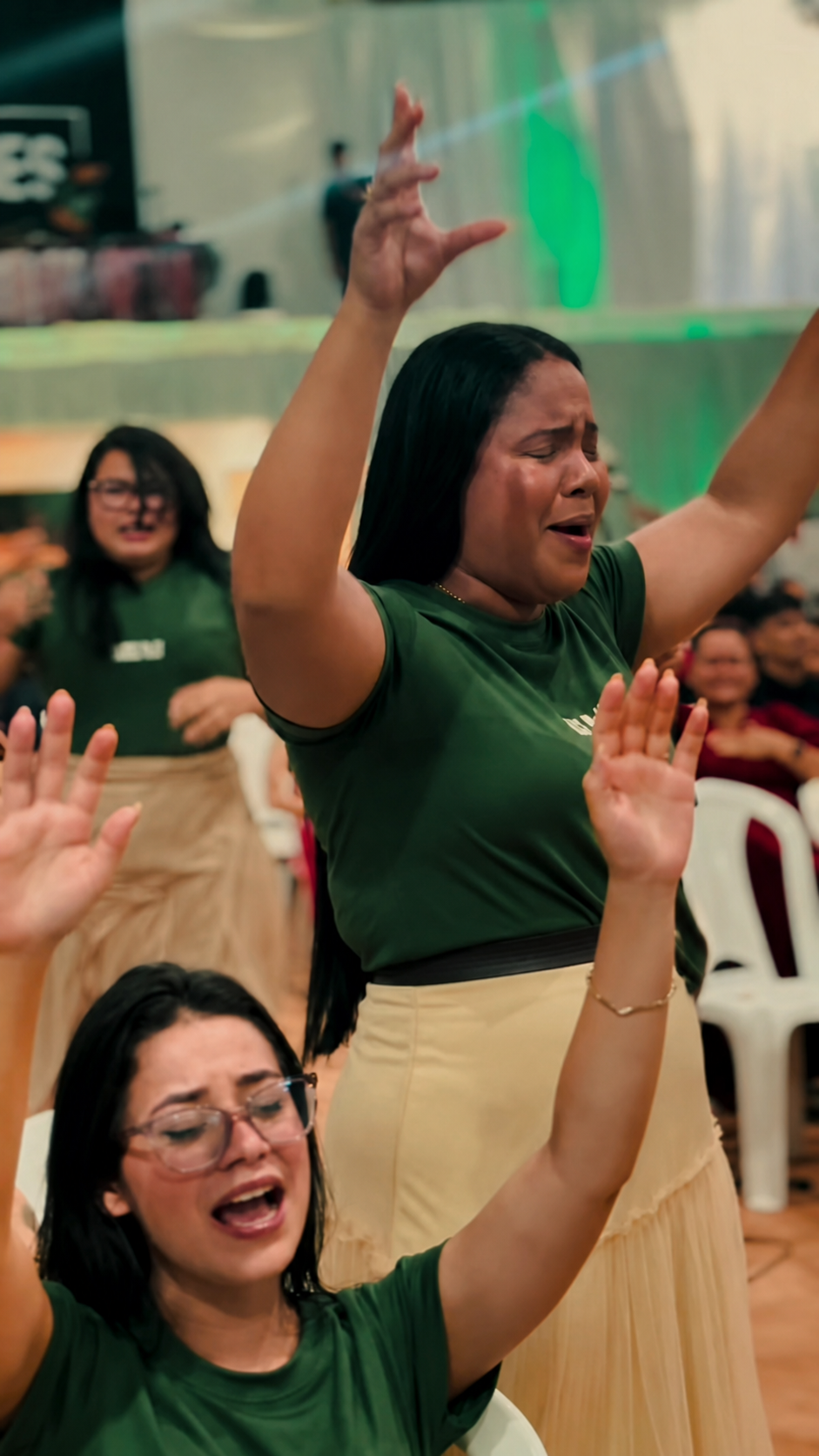 Jovens lotam congresso em Santarém e celebram dois dias de fé, comunhão e adoração