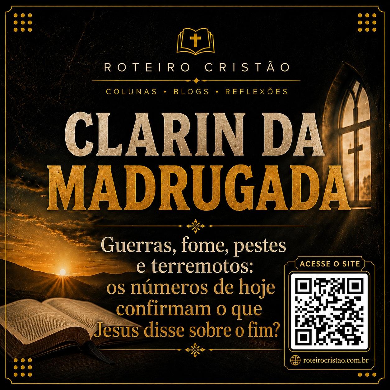 Guerras, fome, pestes e terremotos: os números de hoje confirmam o que Jesus disse sobre o fim?